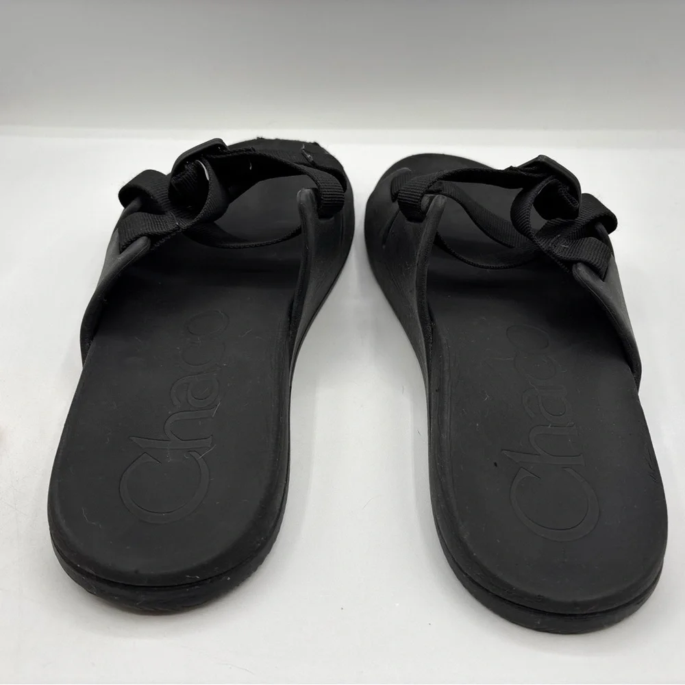 Chaco Chilllos Slide Sandals Black Men’s Size 12 Lightweight Comfort JCH107089
